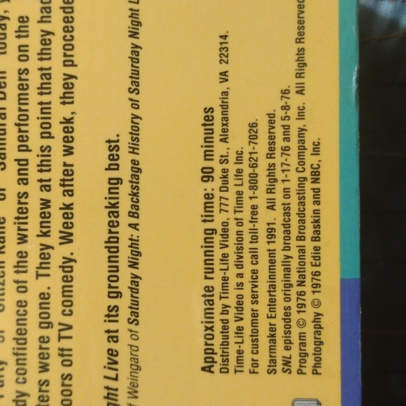 3 VHS Tapes Time Life Series of Saturday Night Live - Picture 7 of 10